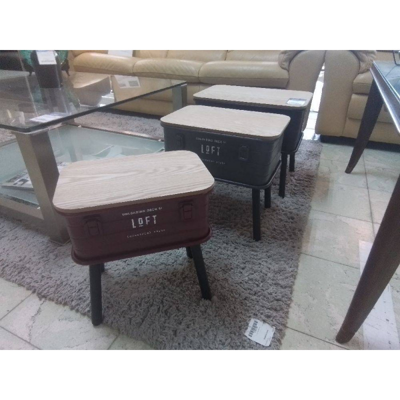 SET DE 3 TABLES EN METAL LOFT & METAL