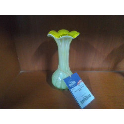 VASE STYLE ITALIEN 20CM JAUNE