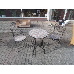 SET TABLE ET 2 CHAISES FARO...