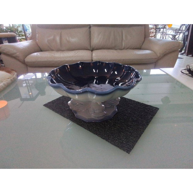 PLATEAU FAIENCE SALINS DECOR POISSONS