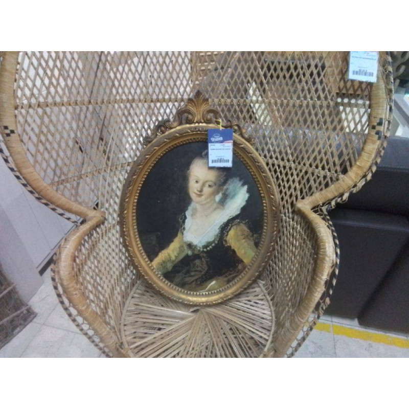 CADRE OVALE STYLE LOUIS XV