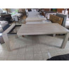 TABLE RECTANGULAIRE CHENE CLAIR 200X90  AVEC ALLONGE 
