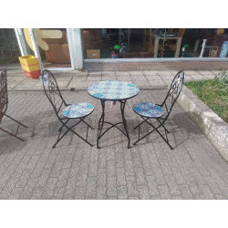 SET TABLE + 2 CHAISES PORTO...