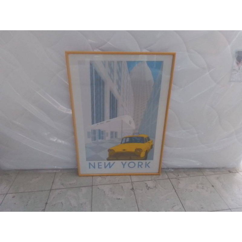 AFFICHE NEW YORK THE WALDORF ASTORIA ENCADREE 66X92