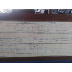 LIGNE DU TEMPS DU XI EME AU XX EME SIECLE ENCADREE 44X215