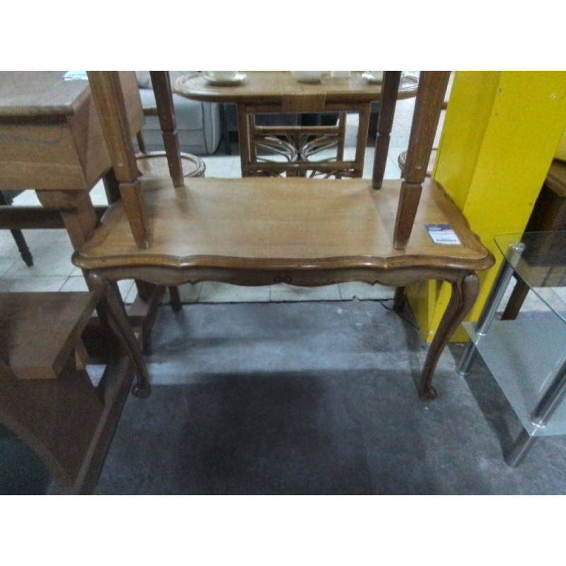 TABLE DE SALON CHENE STYLE LOUIS XV