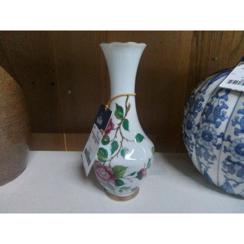 VASE PORCELAINE DE BAVIERE DECOR FLEURS