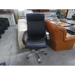 FAUTEUIL DE BUREAU SKAI NOIR