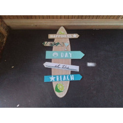 PLAQUE DE DECO PLAGE