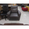 FAUTEUIL RELAX ELECTRIQUE CUIR GRIS 