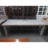 TABLE RECTANGULAIRE BOIS CERUSE