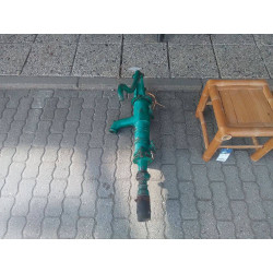 POMPE DECORATIVE FONTE VERTE