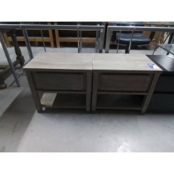 PAIRE DE CHEVETS MODERNES 1...