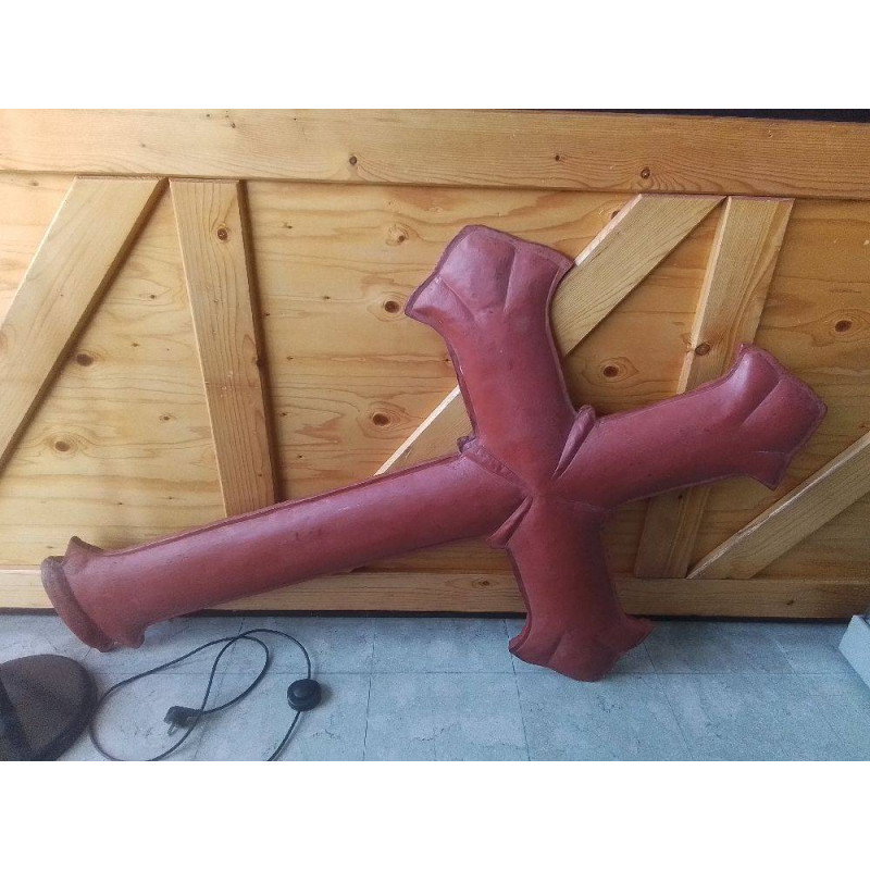 CRUCIFIX EN FONTE 93X150