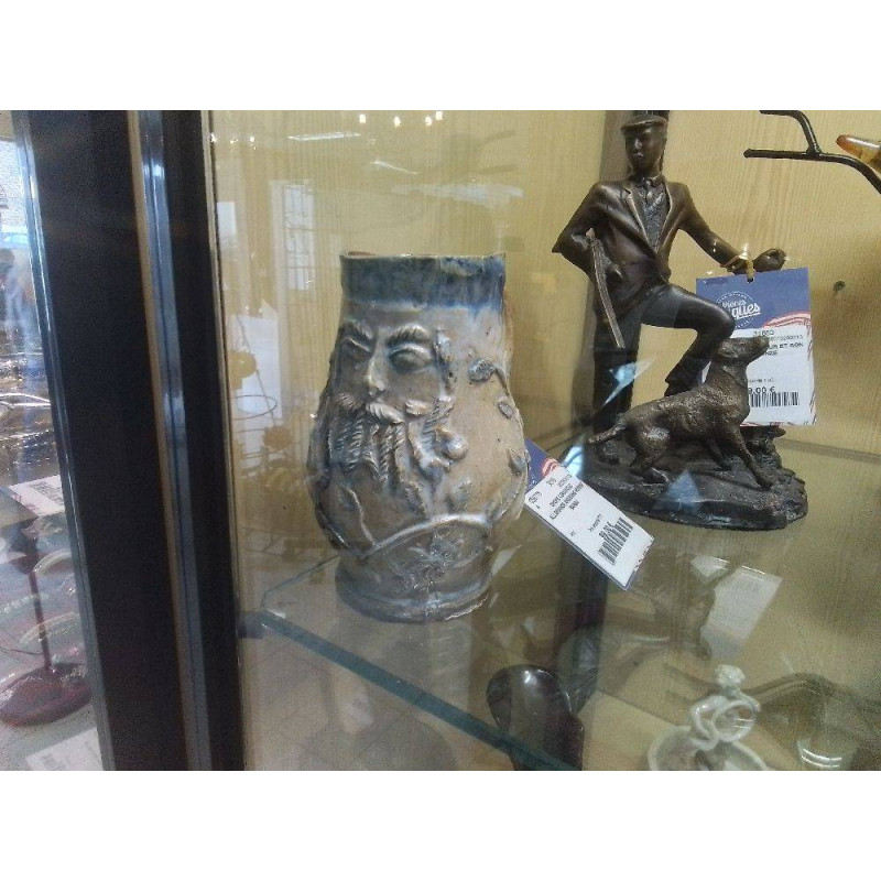 CHOPE CERAMIQUE ALLEMANDE ANCIENNE HOMME BARBU