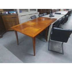 TABLE TRANSFORMABLE PLATEAU COULISSANT MERISIER