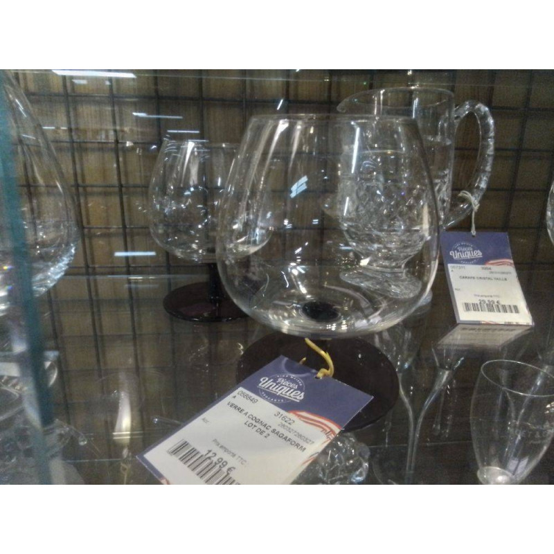 VERRE A COGNAC SAGAFORM LOT DE 2