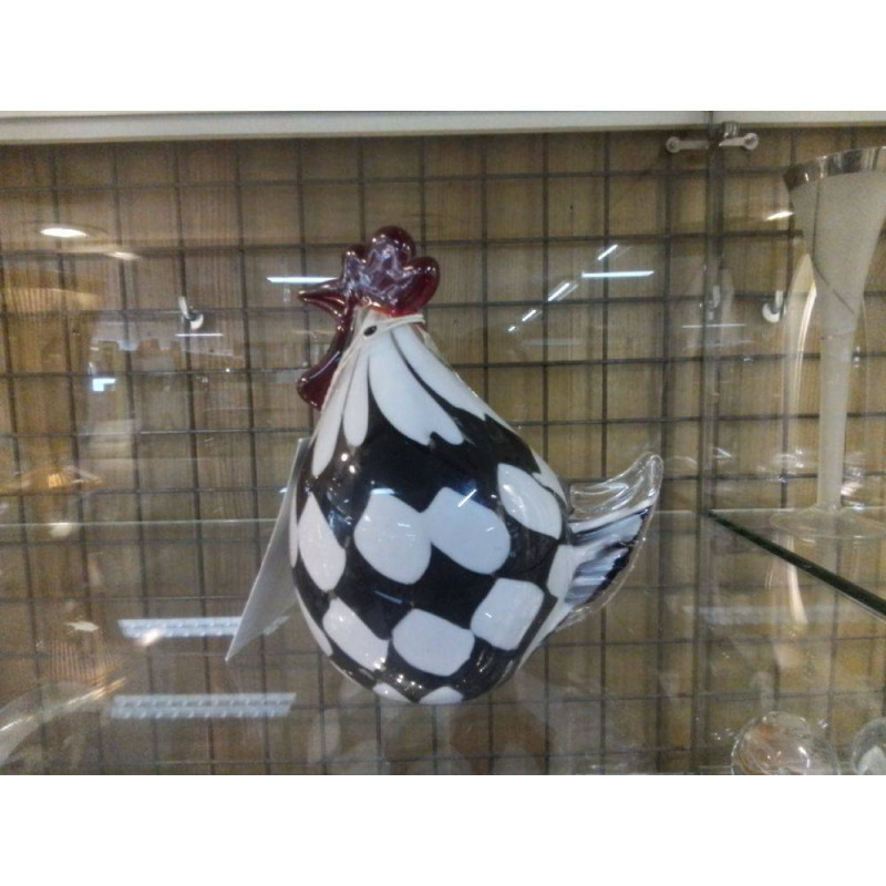 POULE VERRE SOUFFLE 17 CM