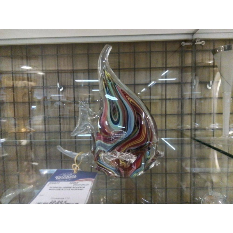 POISSON VERRE SOUFFLE BOUCHE STYLE MURANO