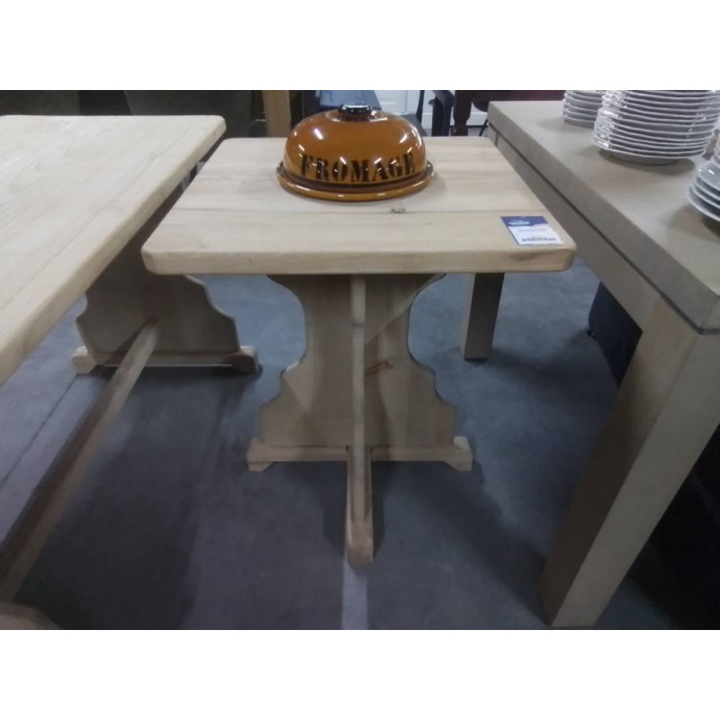 TABLE BISTROT FRENE AEROGOMME CARREE