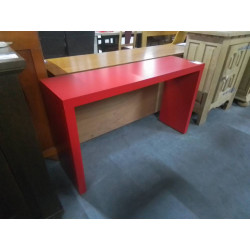CONSOLE IKEA ROUGE