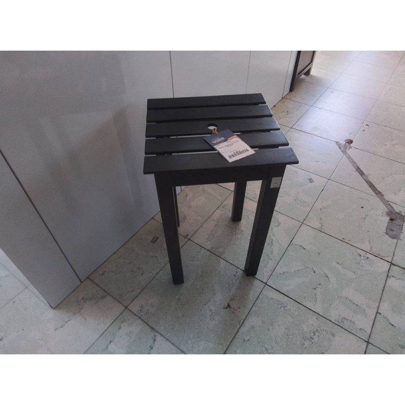 PORTE PLANTE EN BOIS PEINT EN NOIR