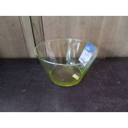 PLAT CREUX EN VERRE COLORE