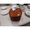 LOT D\'ASSIETTES A FONDUE BOCH KERALUX