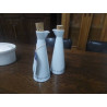 HUILE ET VINAIGRE FAIENCE BLANCHE