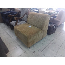 CHAUFFEUSE TISSU OCRE ETAT...