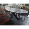 TABLE OVALE MODERNE PIEDS EN METAL 225X120