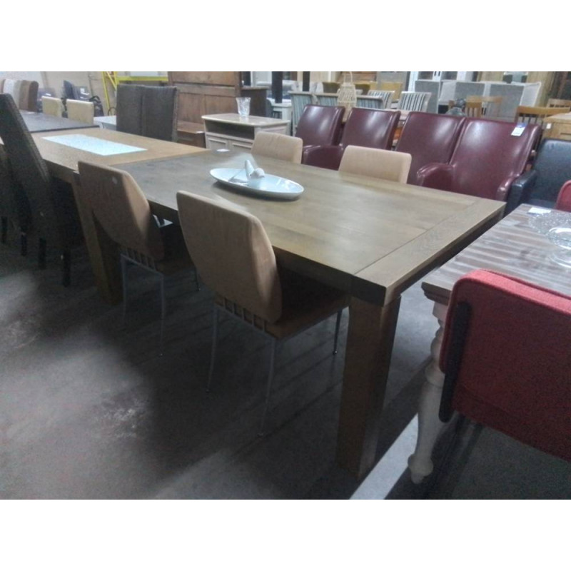 TABLE RECTANGULAIRE 180X100 CHENE MASSIF