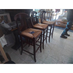 TABOURET BAR BOIS ASSISE...