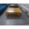 TABLE BASSE CARREE 1 TIROIR CHENE CLAIR 