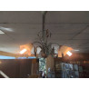 LUSTRE 3 BRANCHES METAL DECOR VEGETAL