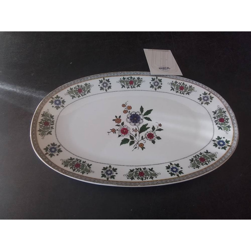 PLATEAU OVALE PORCELAINE DE BAVIERE