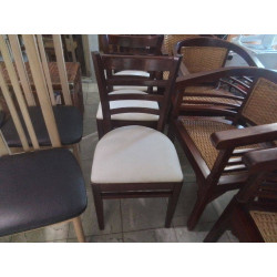 SERIE DE 4 CHAISES PIN...