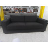 CANAPE 2 PLACES TISSU GRIS FONCE