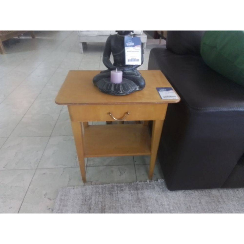 CHEVET 1 TIROIR VINTAGE BOIS FRUITIER