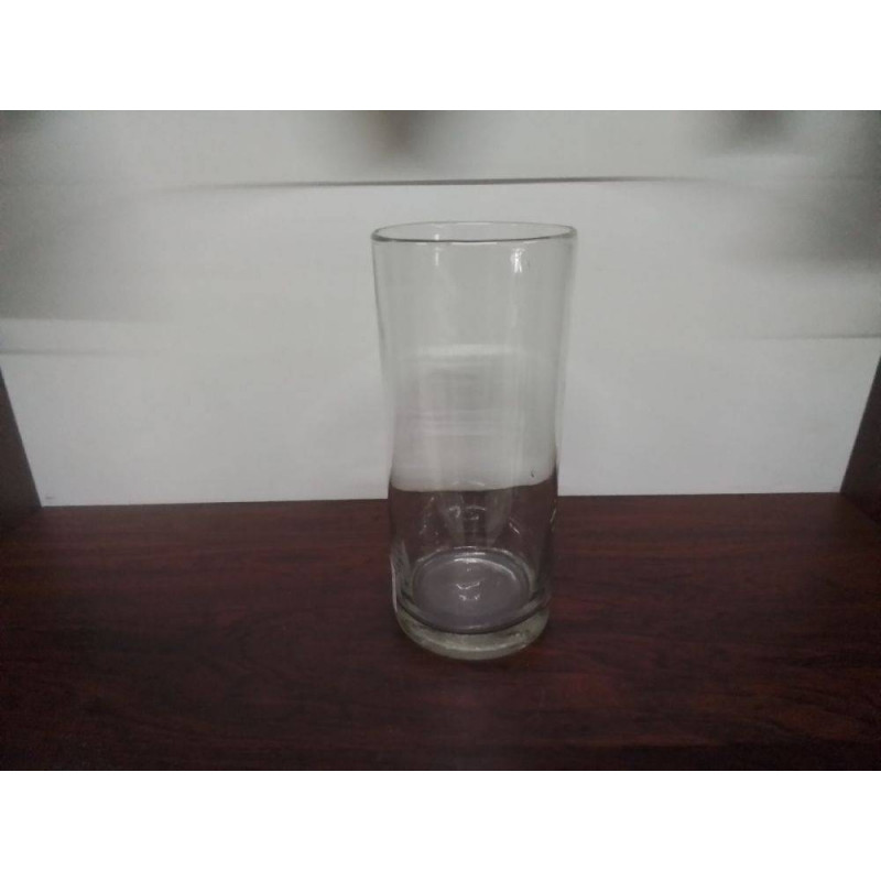 VASE TUBE VERRE 22CM