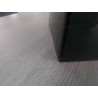 BOUT DE CANAPE EN VERRE FUME QUELQUES ECLATS