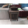 MEUBLE BAS ANCIEN 1 PORTE EN BOIS