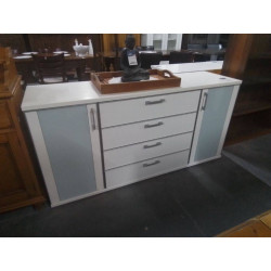 BUFFET BAS MODERNE BLANC 2...