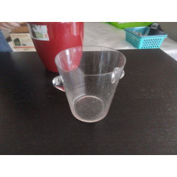 SEAU A CHAMPAGNE VERRE 