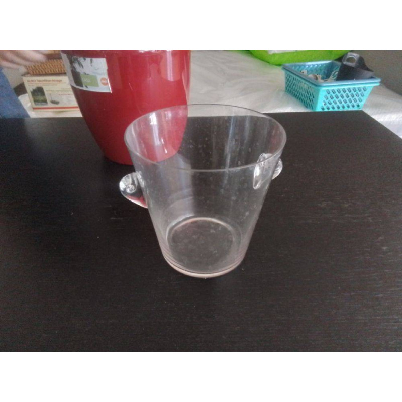 SEAU A CHAMPAGNE VERRE 