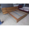 CADRE DE LIT 160X200 IKEA AVEC CHEVETS ET SOMMIERS