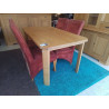 TABLE RECTANGULAIRE PLACAGE CHENE 