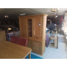 BUFFET 2 CORPS MODERNE FINITION CHENE CLAIR 165X50X197
