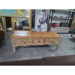 TABLE DE SALON EN PIN...