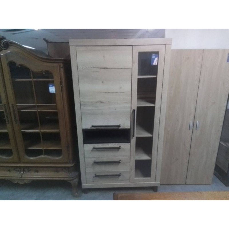 MEUBLE DE SALLE A MANGER MODERNE 2 PORTES 3 TIROIRS 